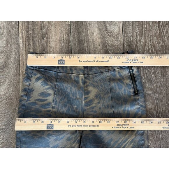 URBAN OUTFITTERS BDG ANIMAL PRINT HIGH RISE SKINNY STRETCH JEANS SZ 28 SIDE ZIP - Picture 4 of 11
